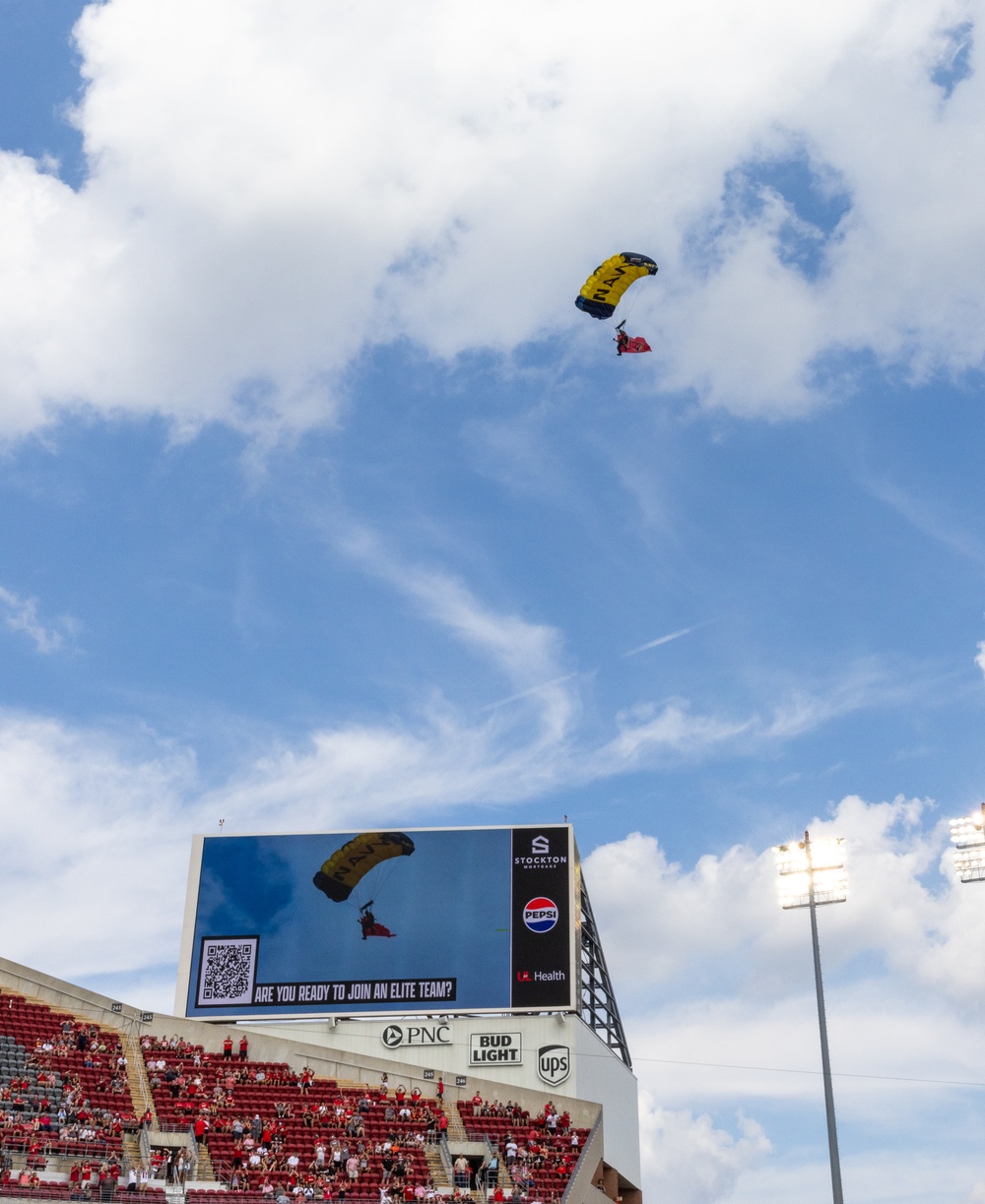 Navy Parachute Team at University of Louisville 2024