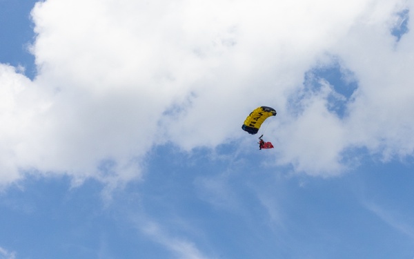 Navy Parachute Team at University of Louisville 2024