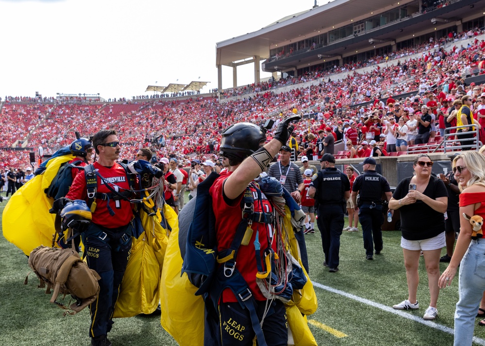 Navy Parachute Team at University of Louisville 2024