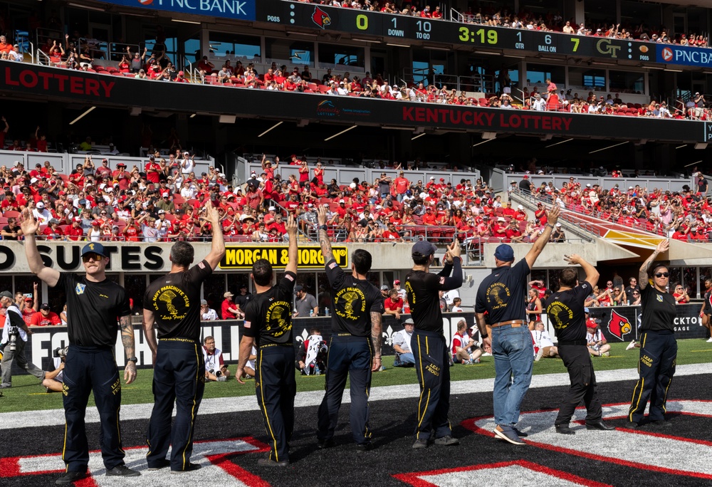 Navy Parachute Team at University of Louisville 2024