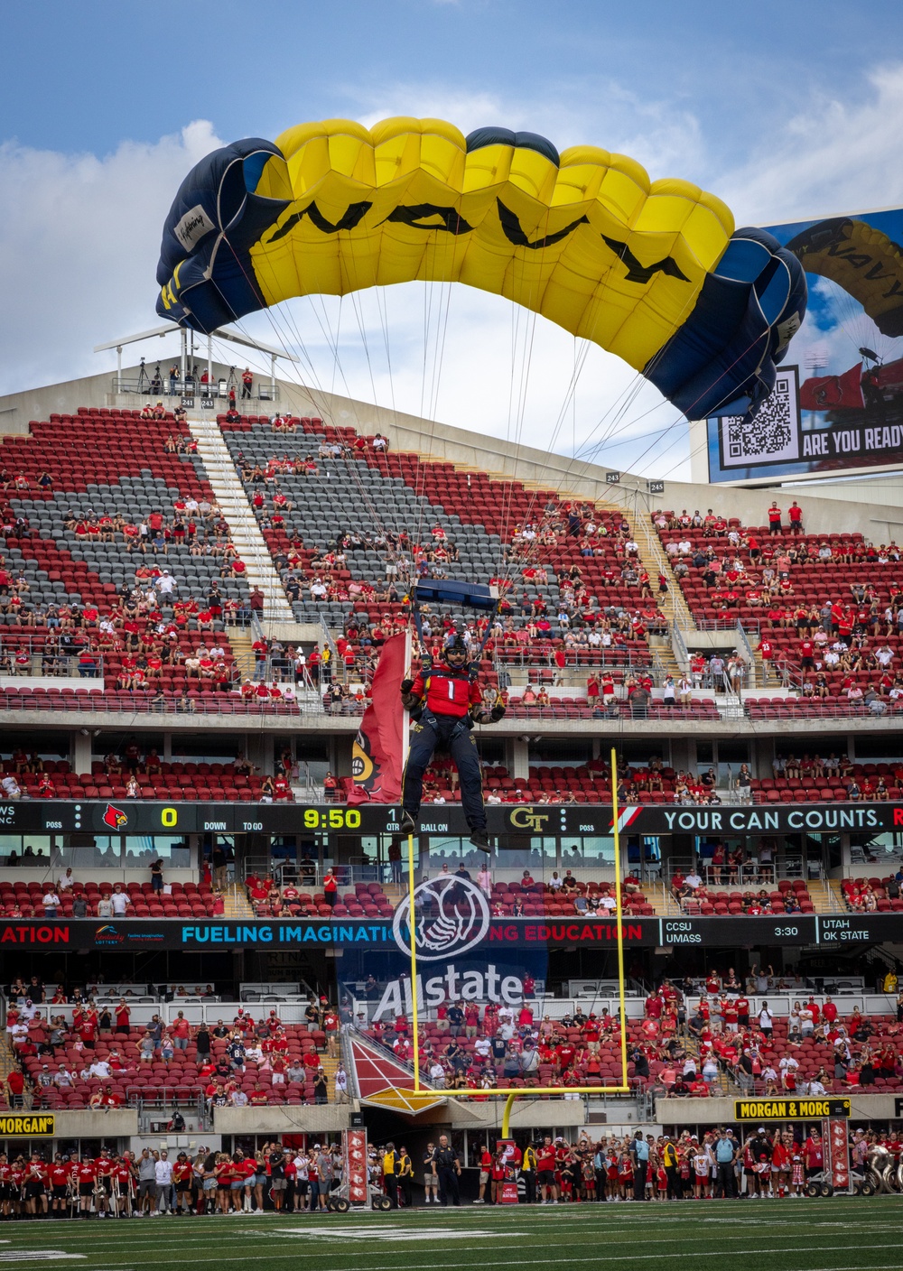 Navy Parachute Team at University of Louisville 2024