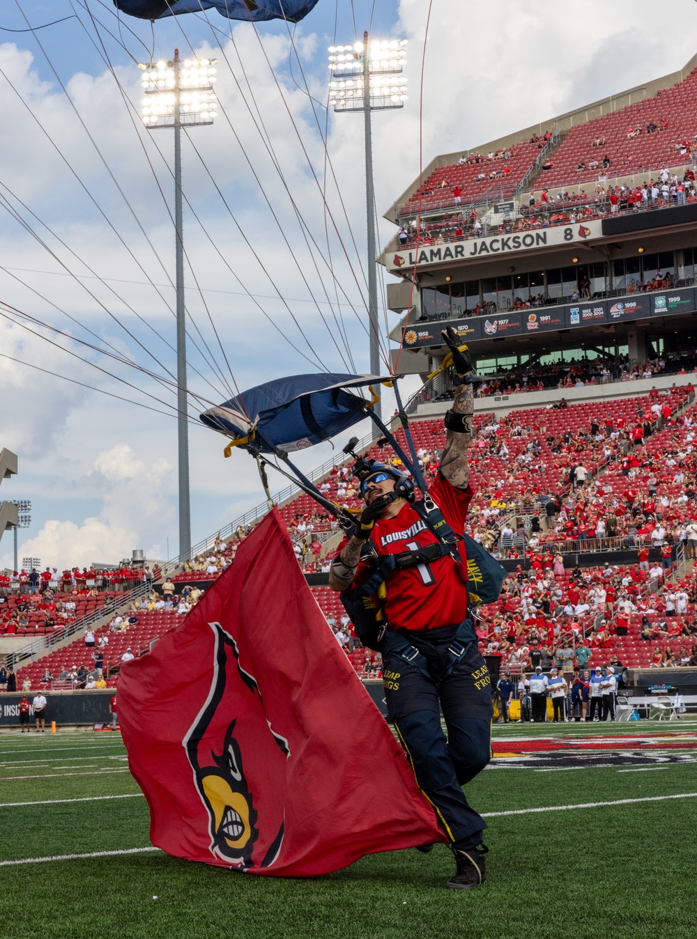 Navy Parachute Team at University of Louisville 2024