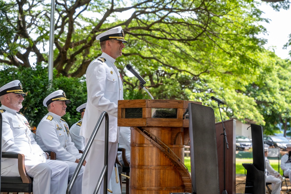 SRS-33 Change of Command