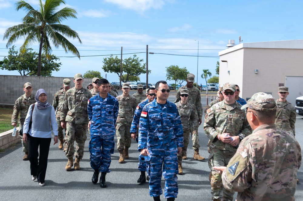 Hawaii ANG welcomes Indonesian Participation in Vulcan Guard space exercise