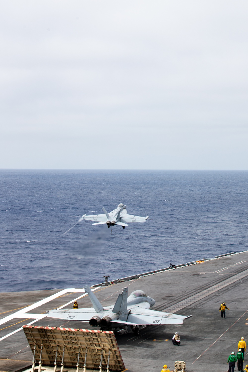 George Washington conducts flight operations