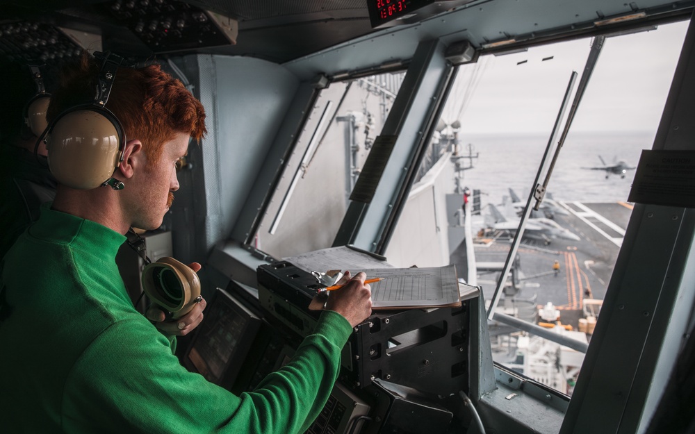 George Washington conducts Flight Operations