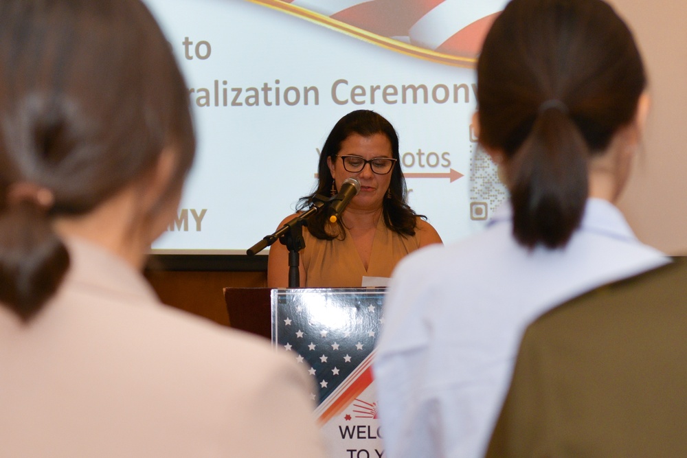 Camp Humphrey's September 2024 Naturalization Ceremony