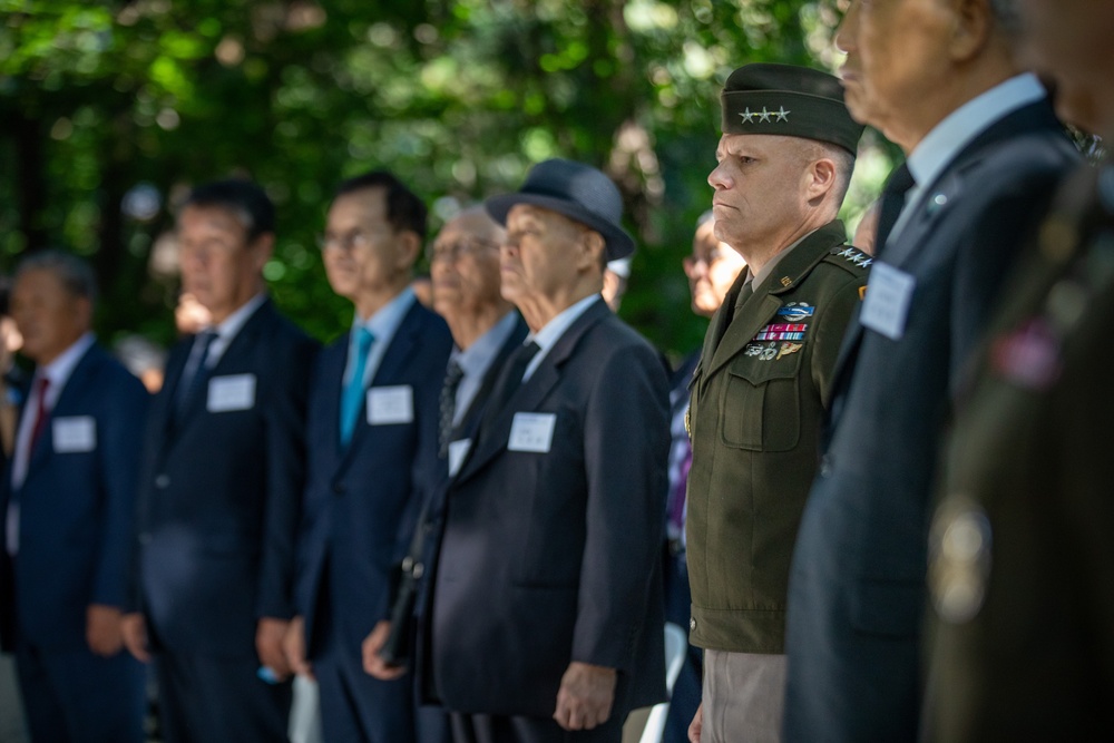 GENERAL WALKER MEMORIAL CEREMONY