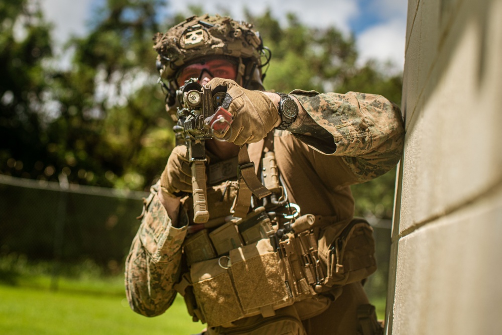 BLT 1/5 Marines, Sailors Conduct Team Leader Training in Guam