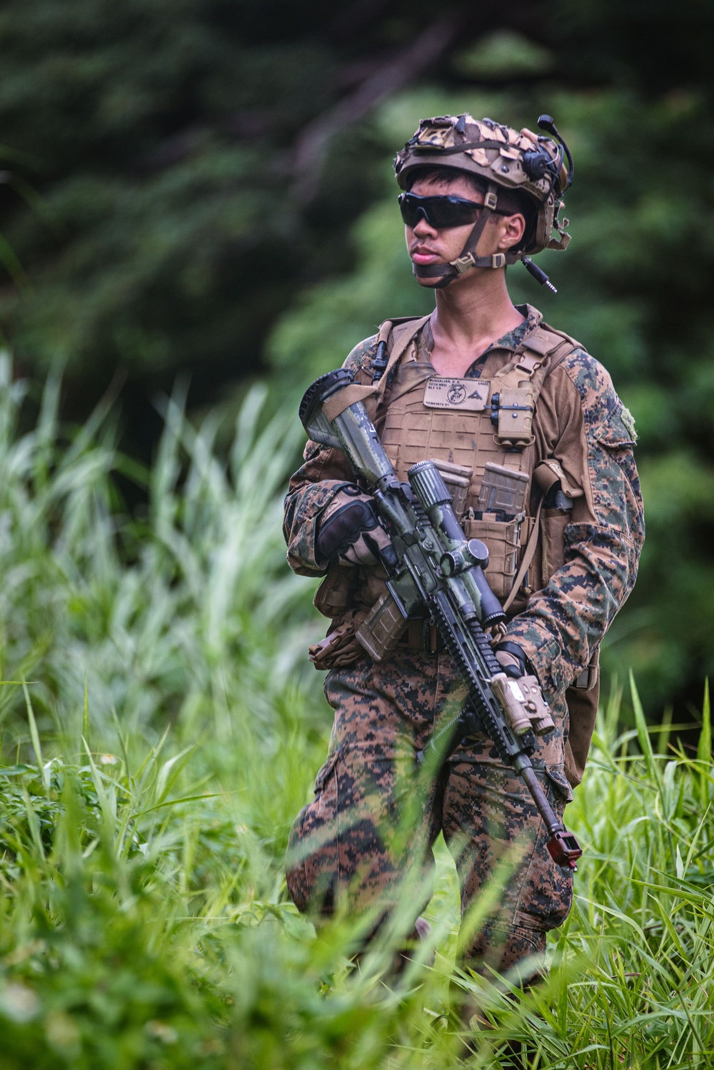 BLT 1/5 Marines, Sailors Conduct Team Leader Training in Guam