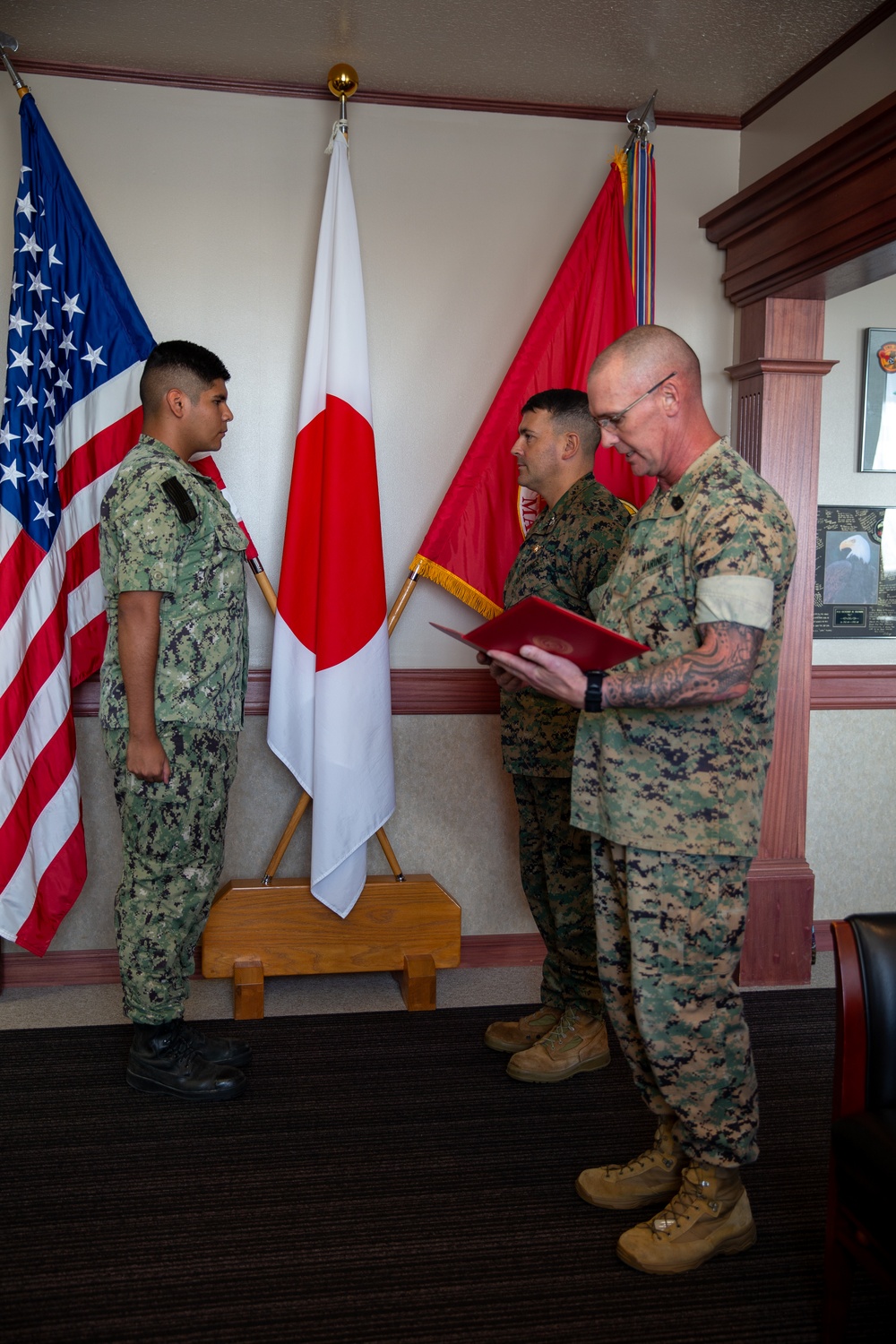 AT2 Palos recieves the Impact Iwakuni award