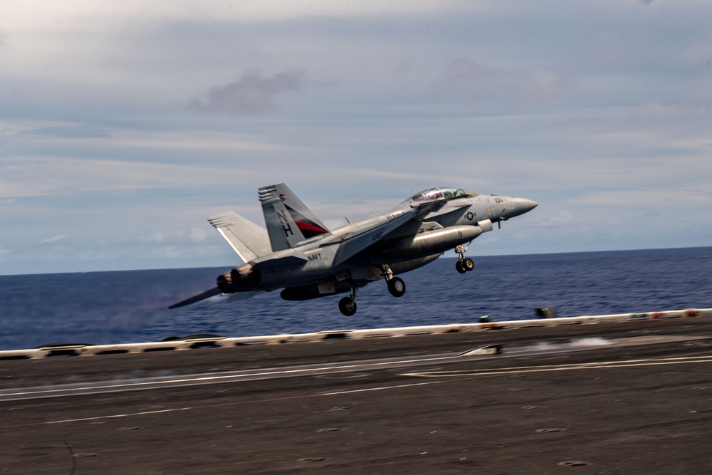 Theodore Roosevelt Conducts Flight Ops in Philippine Sea