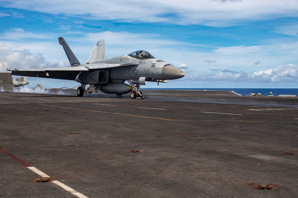 Theodore Roosevelt Conducts Flight Ops in Philippine Sea