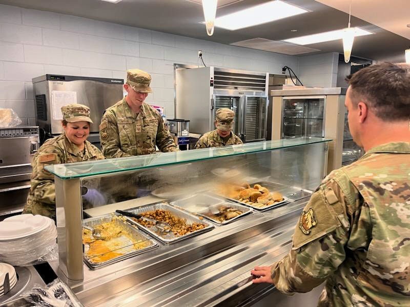 Serving the troops with a smile