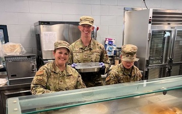 Serving the troops with a smile