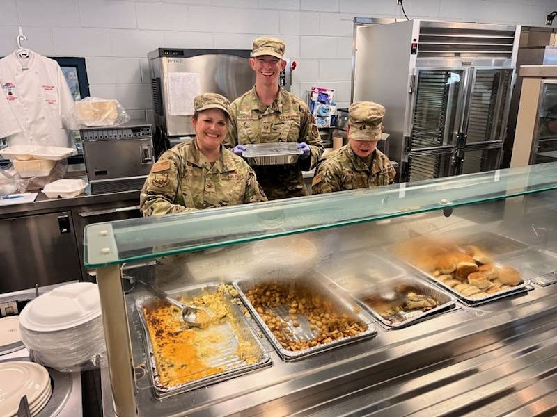 Serving the troops with a smile