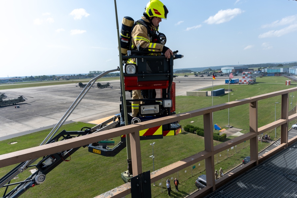 USAG Ansbach’s Fire Fighters’ Readiness Exercise