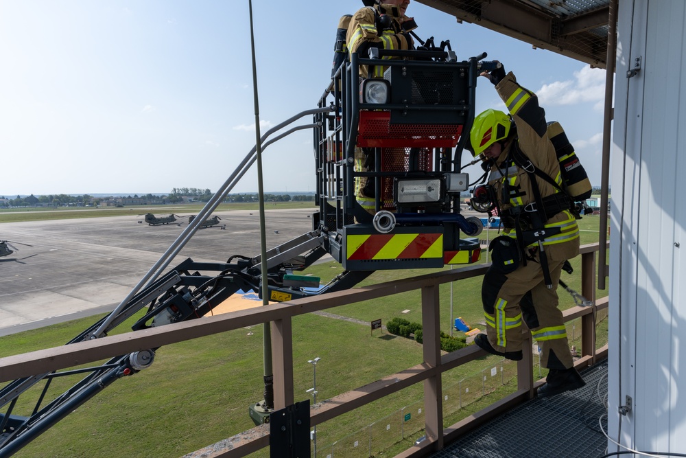 USAG Ansbach’s Fire Fighters’ Readiness Exercise