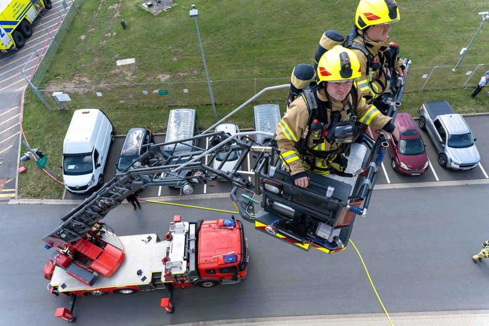 USAG Ansbach’s Fire Fighters’ Readiness Exercise