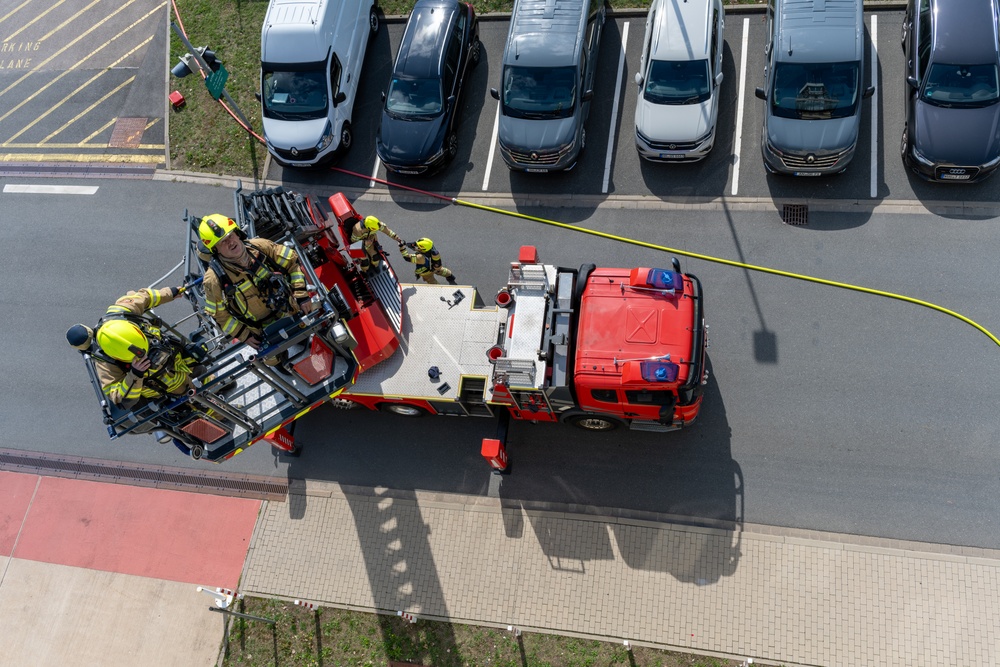 USAG Ansbach’s Fire Fighters’ Readiness Exercise