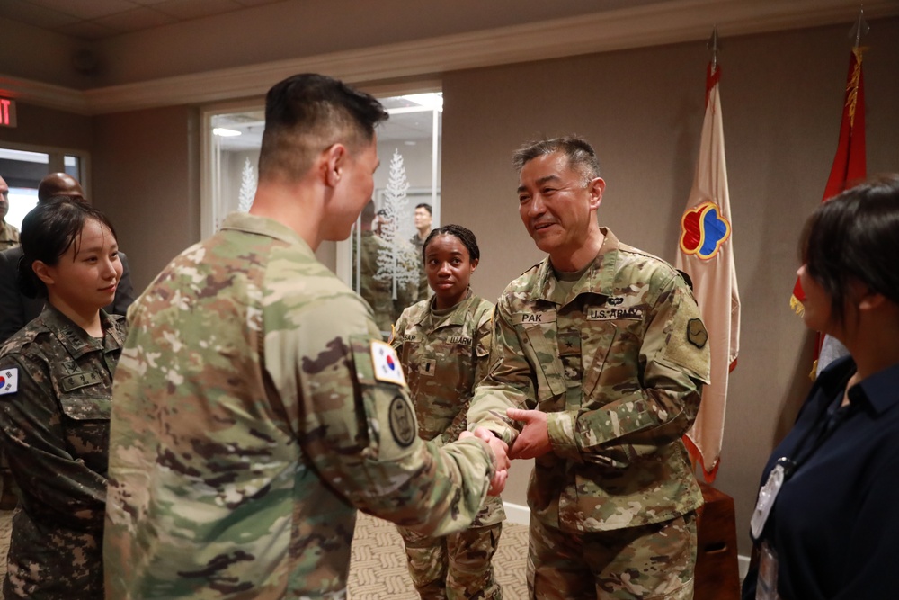 Reception Honoring Brig. Gen. Jin H. Pak's Command of 19th ESC