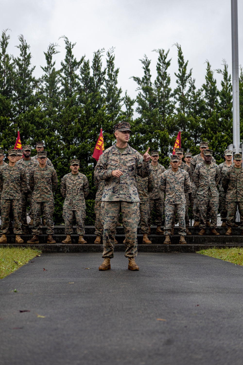 Marines participate in a Super Squad Competition at Camp Fuji in support of Exercise Outlaw Wrath 24