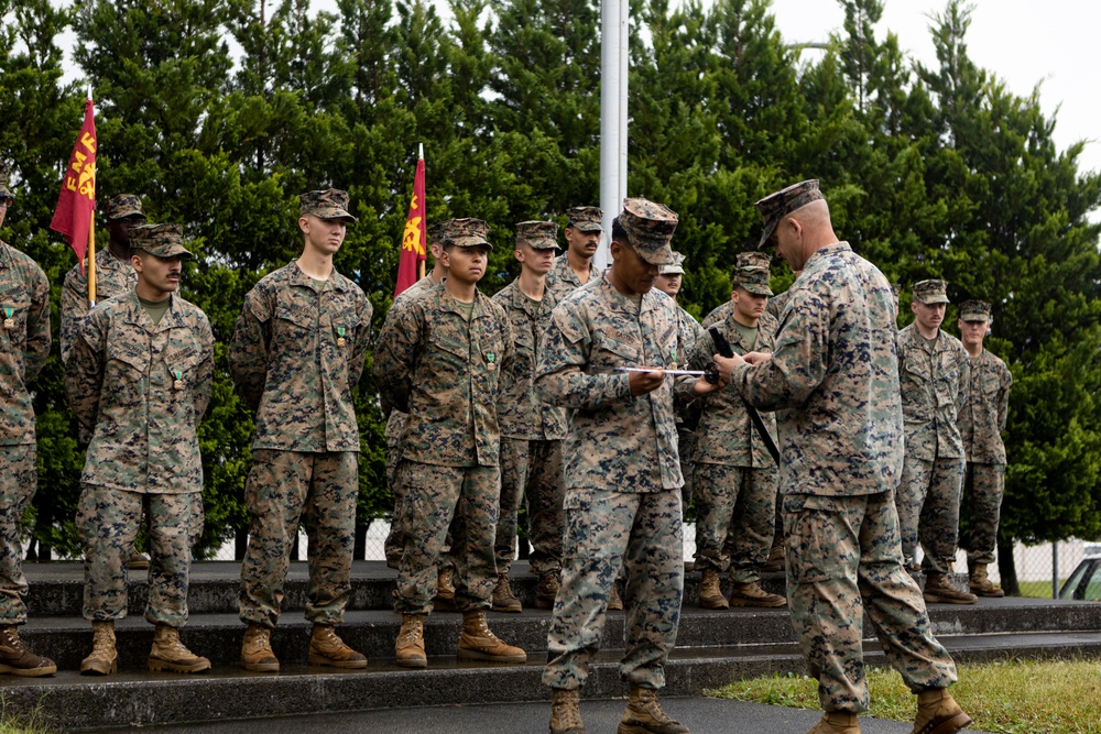 Marines participate in a Super Squad Competition at Camp Fuji in support of Exercise Outlaw Wrath 24