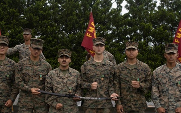 Marines participate in a Super Squad Competition at Camp Fuji in support of Exercise Outlaw Wrath 24