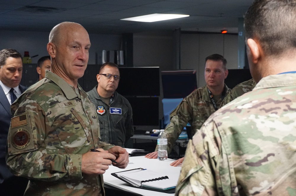 CSAF visits Shadow Operations Center-Nellis during Bamboo Eagle 24-3