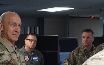 CSAF visits Shadow Operations Center-Nellis during Bamboo Eagle 24-3