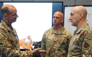 CSAF, CMSAF visit Shadow Operations Center-Nellis during Bamboo Eagle 24-3