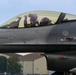 F-16 Fighting Falcons takeoff from RAF Mildenhall