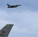 F-16 Fighting Falcons takeoff from RAF Mildenhall