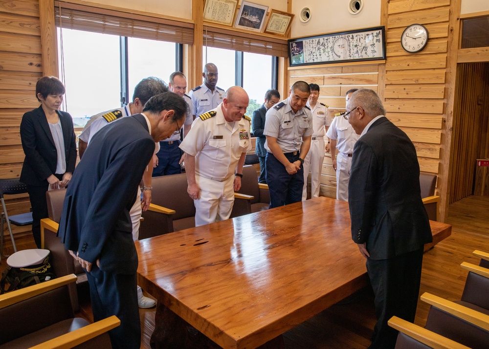 U.S. 7th Fleet, Commander, Task Force 73, 353d Special Operations Wing Participate in a Memorial Service on Yakushima Island