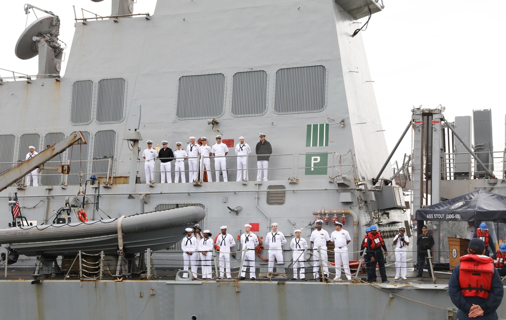 USS Stout Departs Naval Station Norfolk USS Stout Departs Naval Station Norfolk