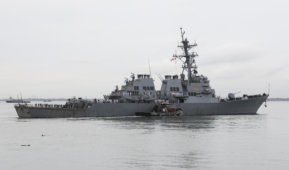 USS Stout Departs Naval Station Norfolk USS Stout Departs Naval Station Norfolk