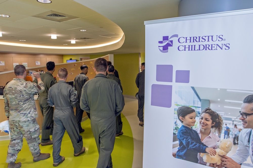 560th FTS, 39th FTS bring Pilot for a Day experience to Christus Children’s Hospital