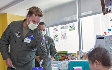 560th FTS, 39th FTS bring Pilot for a Day experience to Christus Children’s Hospital