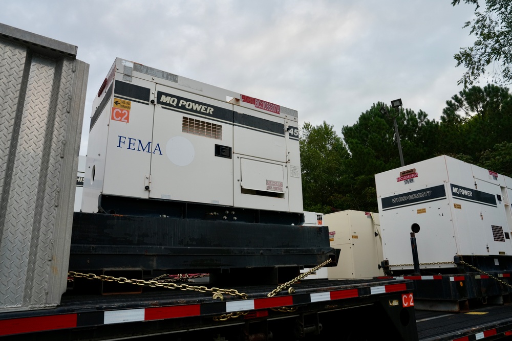 FEMA Distribution Center Prepares Supplies ahead of Hurricane Helene