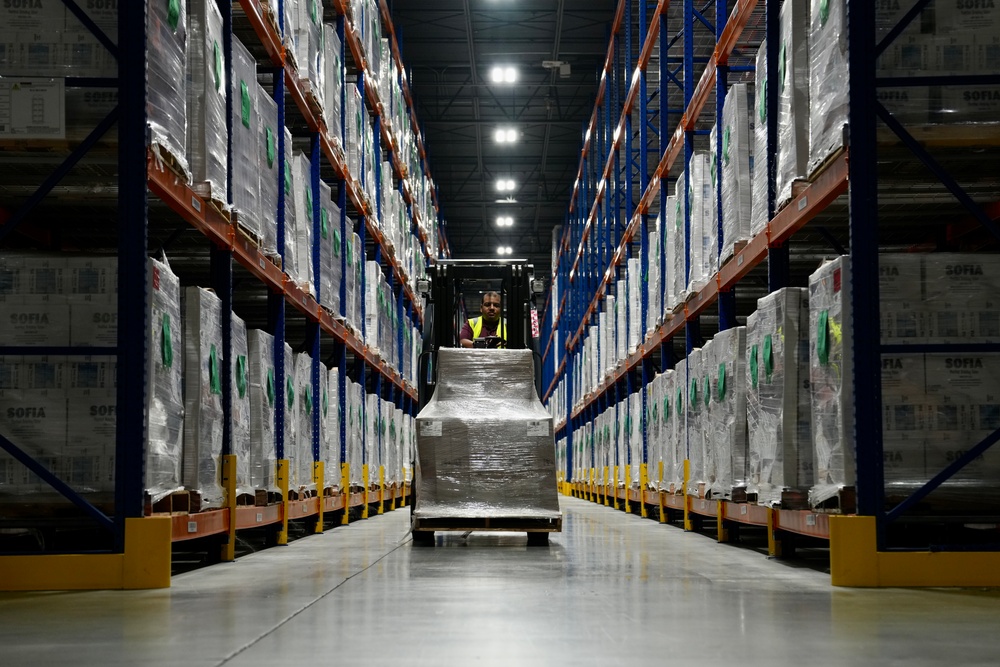 FEMA Distribution Center Prepares Supplies ahead of Hurricane Helene