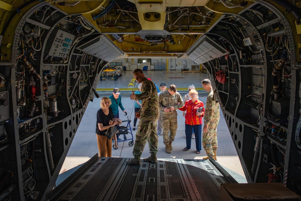 Paige Linier Vietnam Veterans Visit 4th Combat Aviation Brigade