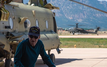 Paige Linier Vietnam Veterans Visit 4th Combat Aviation Brigade