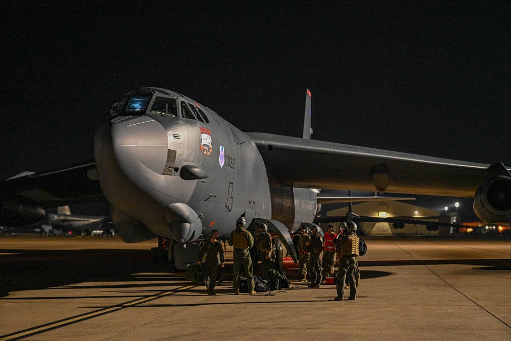 3 B-52s depart for integrated layered homeland defense mission