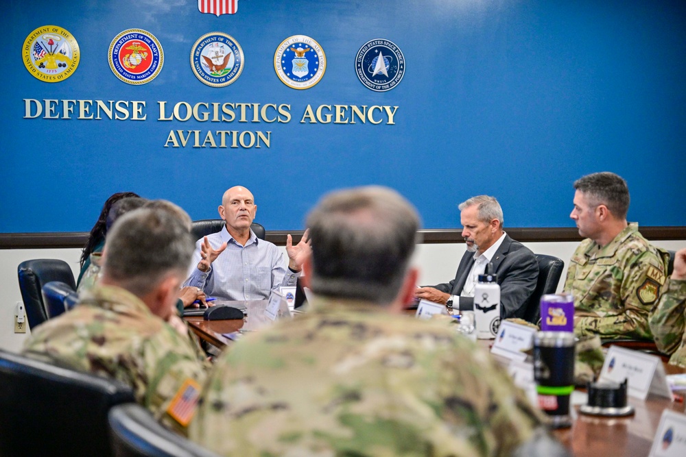 Newly assigned logistics officers explore heart of DLA Aviation operations