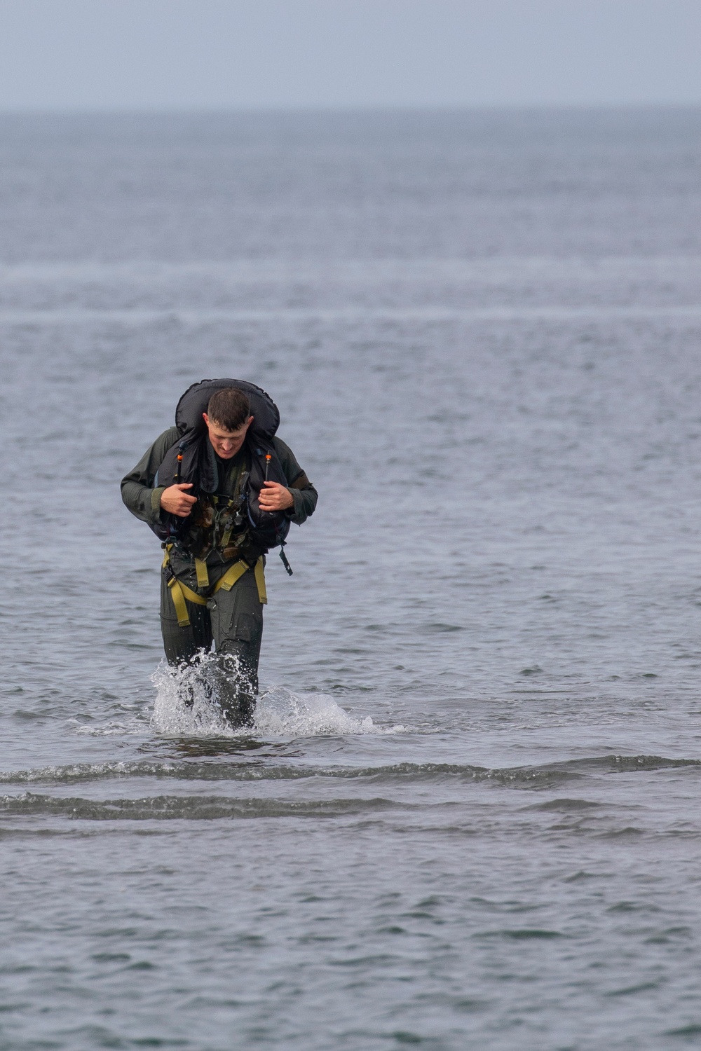 Aircrew Compete with Survival Skills for Growler Week