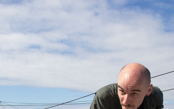 Aircrew Compete with Survival Skills for Growler Week