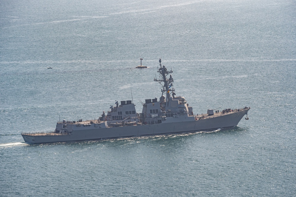 USS Preble Departs San Diego for Japan