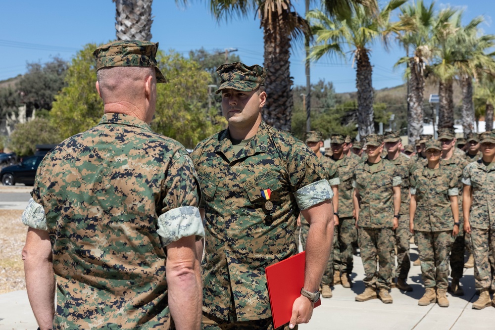 Marine Awarded Navy and Marine Corps Medal