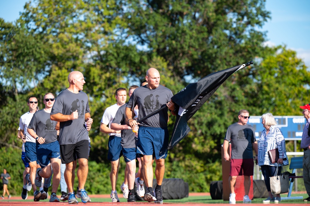 Scott AFB POW/MIA Vigil Run opening ceremony