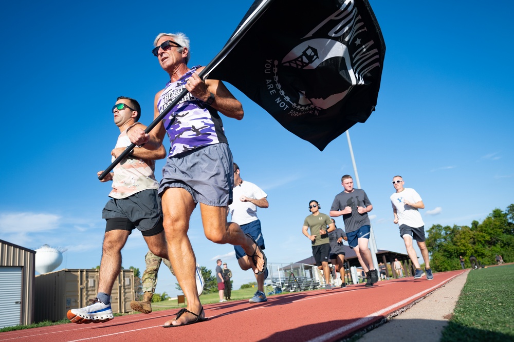 Scott AFB POW/MIA Vigil Run opening ceremony
